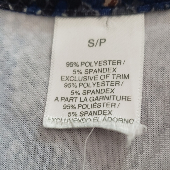 Undbranded Women's Blue Snakeskin Print  Shirt Dress Size S - Picture 11 of 16